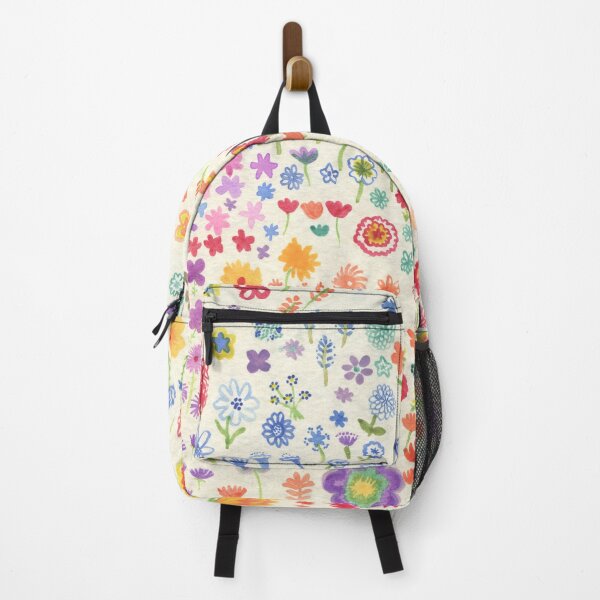 It’s finally Spring!, wildflowers in bloom Backpack