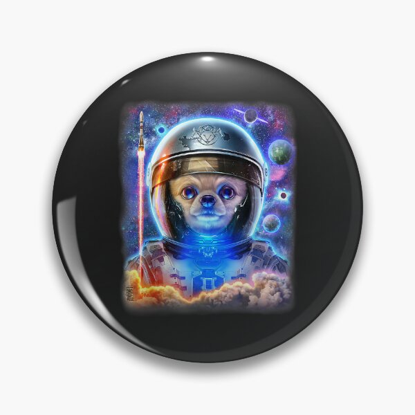Item preview, Astronaut Chihuahua Dog on Space Shuttle to Explore Universe designed and sold by Corelli87.