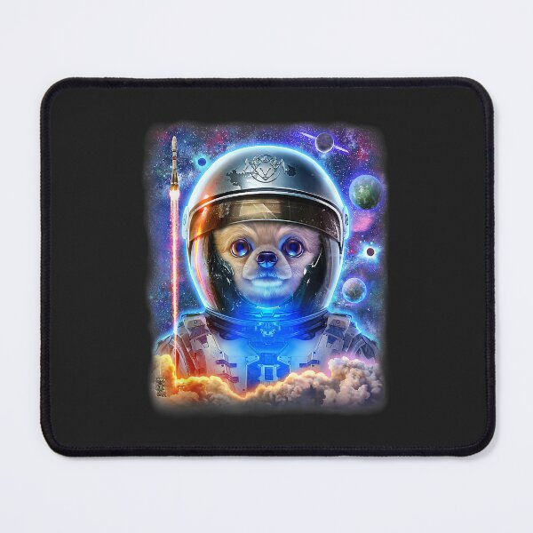 Item preview, Astronaut Chihuahua Dog on Space Shuttle to Explore Universe designed and sold by Corelli87.
