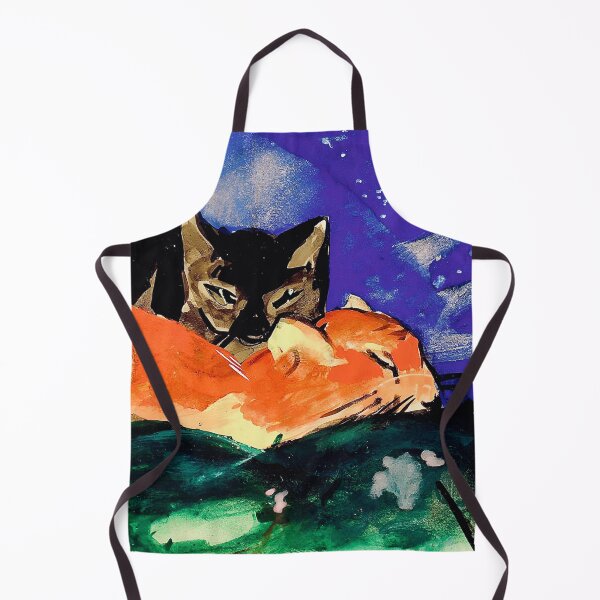 Item preview, Two Cats by Franz Marc designed and sold by WonderweissStudio.