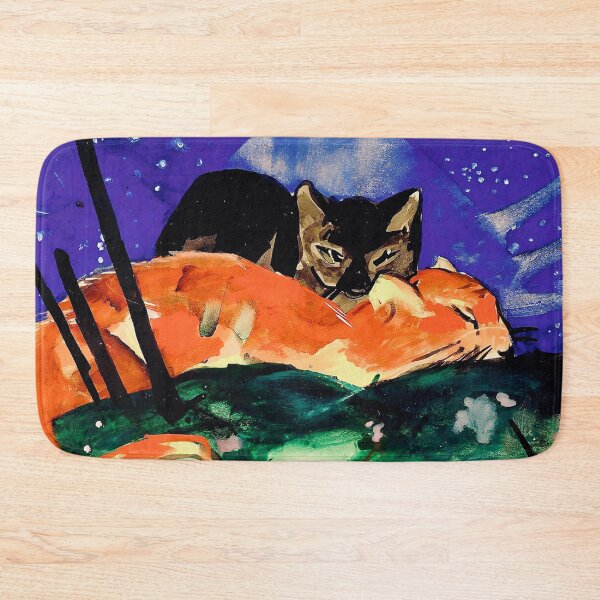 Item preview, Two Cats by Franz Marc designed and sold by WonderweissStudio.