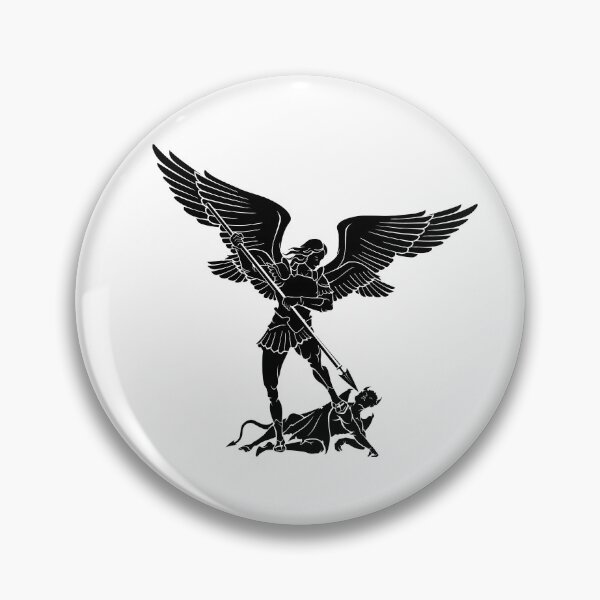 Item preview, Powerful Christian Protector St. Michael  (Archangel) — Black designed and sold by ComeToJesus.