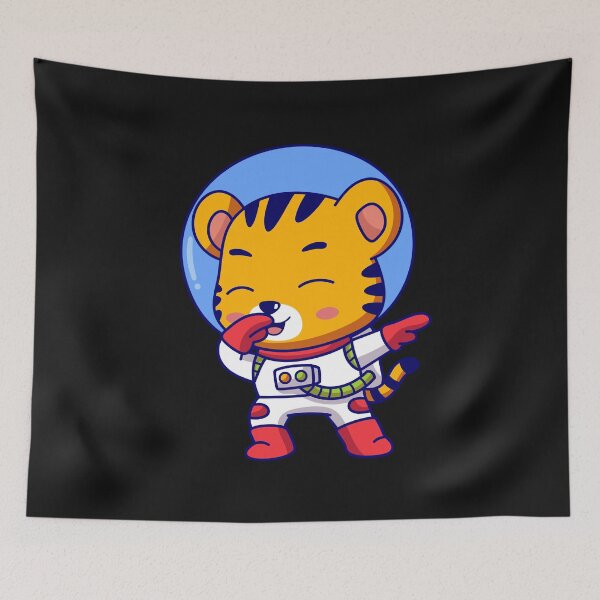 Item preview, Dabbing Tiger Astronaut Cute Tiger Astronaut Dabbing designed and sold by lou731.