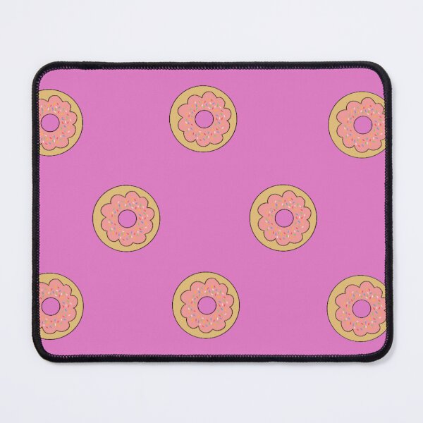 Item preview, Doughnut pattern on pink background designed and sold by KaisPrints.
