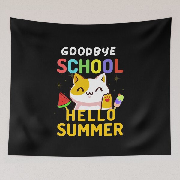 Item preview, Funny Quote For The Last Day Of School : Goodbye School Hello Summer designed and sold by AmeliaStore1.