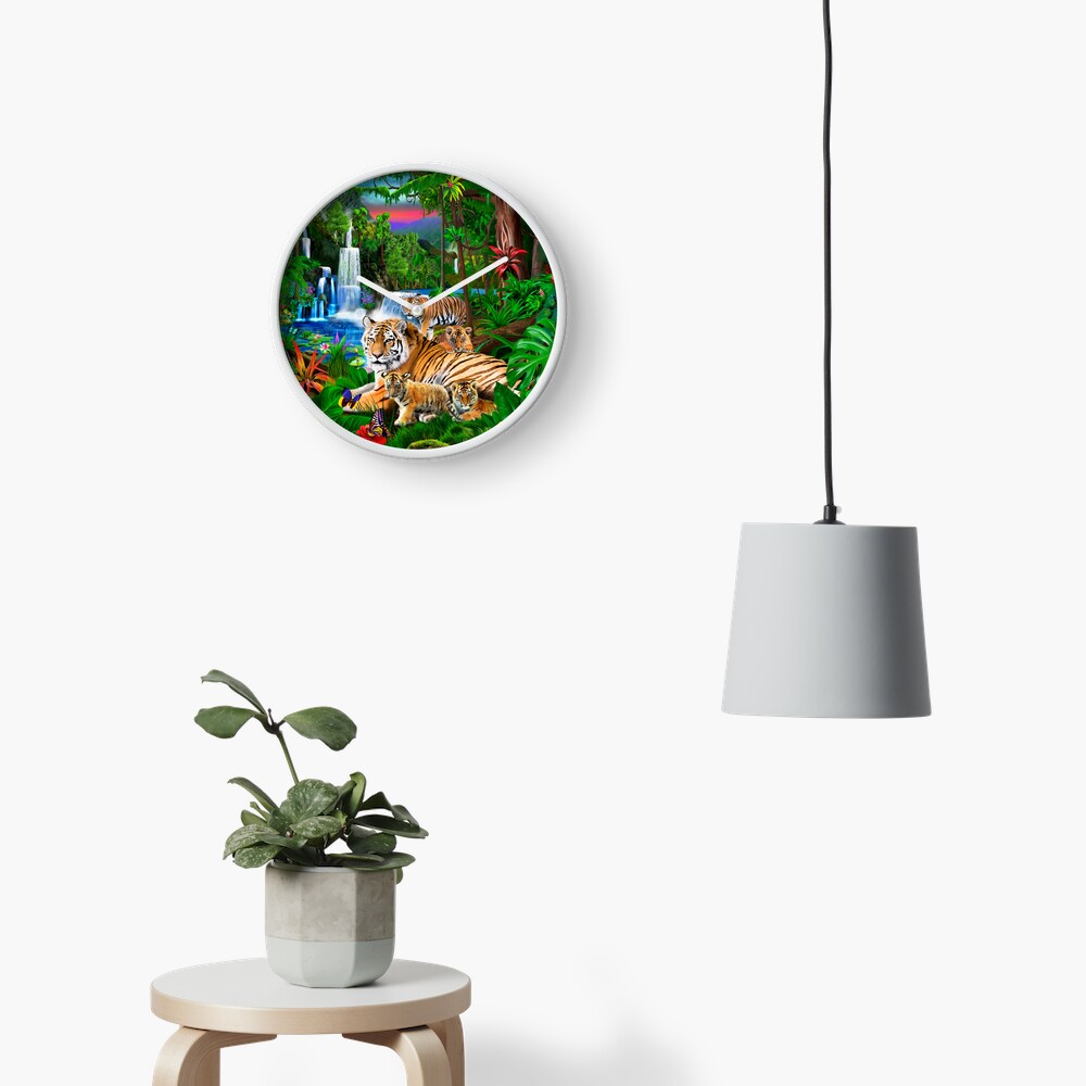 Tigers of the Tropical Forest Clock