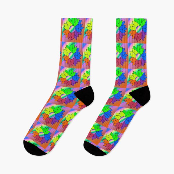 Item preview, Rainbow Flower, less red-ish designed and sold by CryptoEnths.