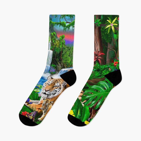 Item preview, Tigers of the Tropical Forest designed and sold by GeraldNewtonArt.