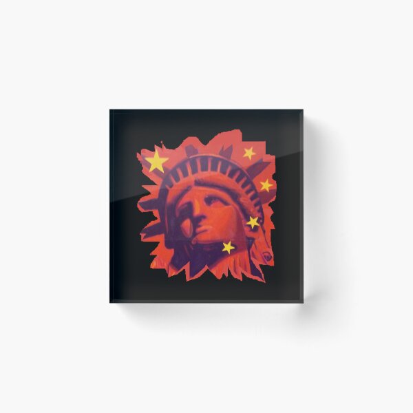 Item preview, Red Liberty Cut Out Sticker designed and sold by cephusveeih.