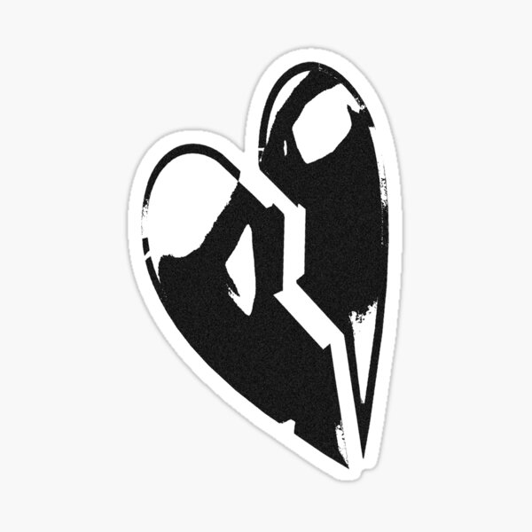 Mono Heart Sticker