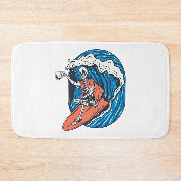 Item preview, Surfing Skul Art designed and sold by Milkygmail.