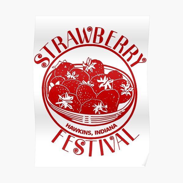 "Strawberry Festival" Poster for Sale by DovieVerdell Redbubble