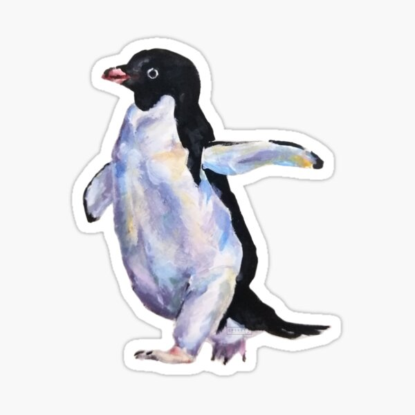 Waddle On a Digital Penguin Nostalgia Mini Zine 