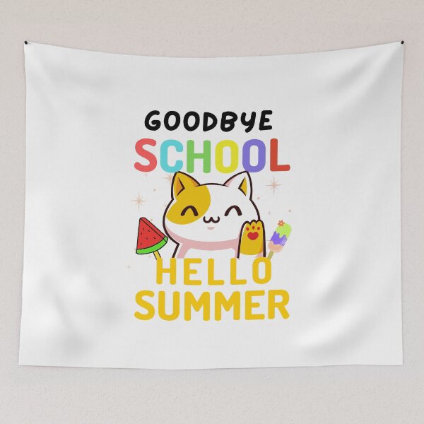 Item preview, Funny Quote For The Last Day Of School : Goodbye School Hello Summer designed and sold by AmeliaStore1.