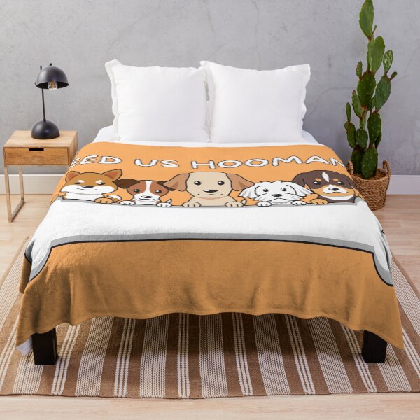 Item preview, Feed Us Hooman! Funny Dog Food designed and sold by Caregiverology.
