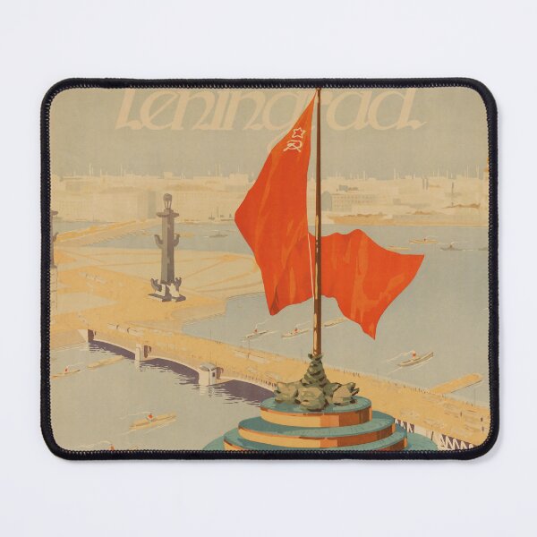 Item preview, LENINGRAD Saint Petersburg RUSSIA 1933 by Zelensky Vintage Travel Poster designed and sold by retroposters.