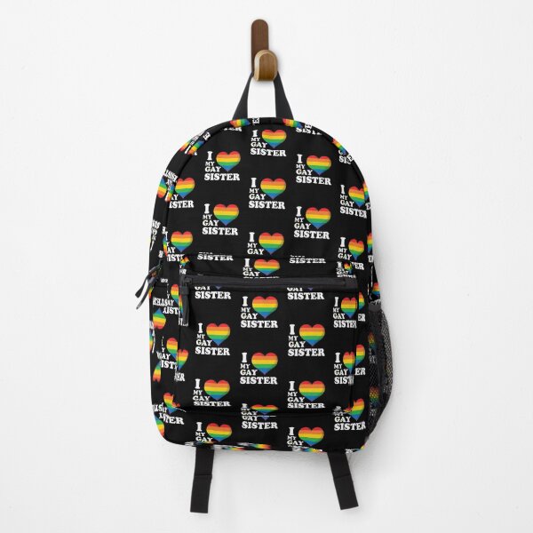 Item preview, I love my gay sister pride colours design designed and sold by TipTopTapo.