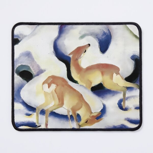 Item preview, Deer in the Snow by Franz Marc designed and sold by WonderweissStudio.