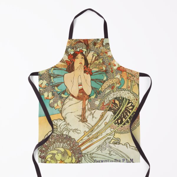 Item preview, MONACO MONTE CARLO Chemin De Fer PLM 1897 Alphonse Mucha Vintage Railways Poster designed and sold by retroposters.