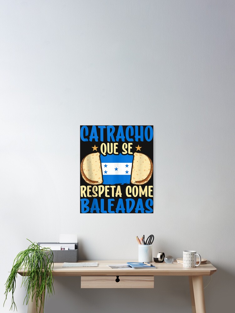Imagen 2 de 3, Póster con la obra Baleada Honduran Food Comida Honduras Flag Catracho Pride Tank Top, diseñada y vendida por Corelli87.