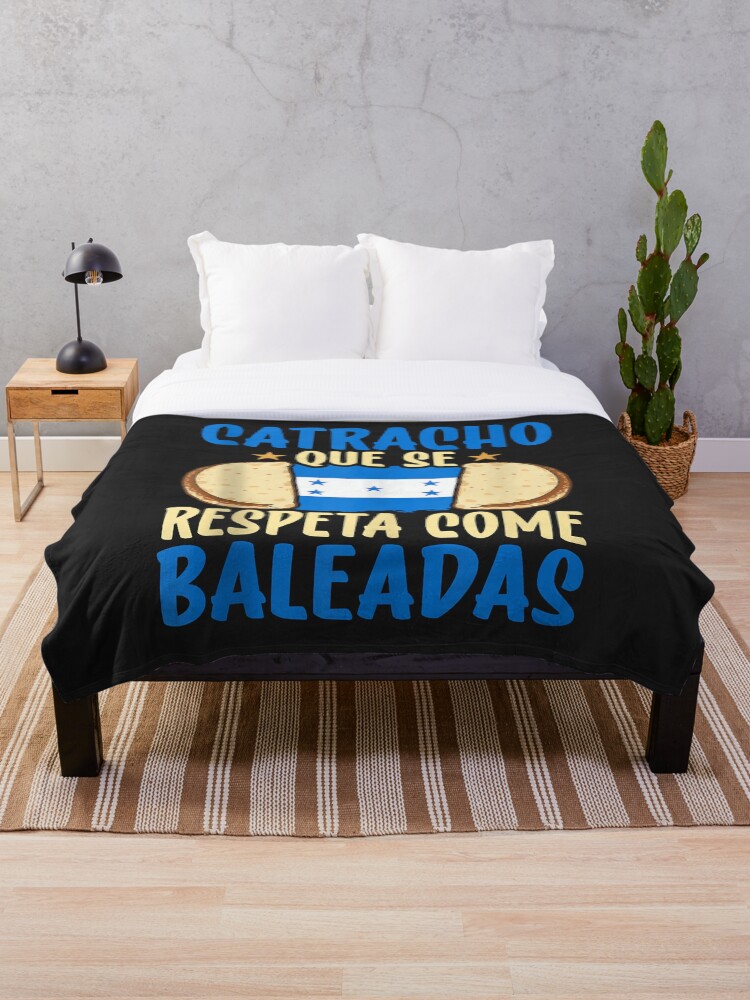 Imagen 1 de 6, Manta con la obra Baleada Honduran Food Comida Honduras Flag Catracho Pride Tank Top, diseñada y vendida por Corelli87.