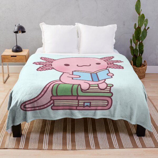 Item preview, Cute Axolotl Loves To Read A Lot Of Books designed and sold by rustydoodle.