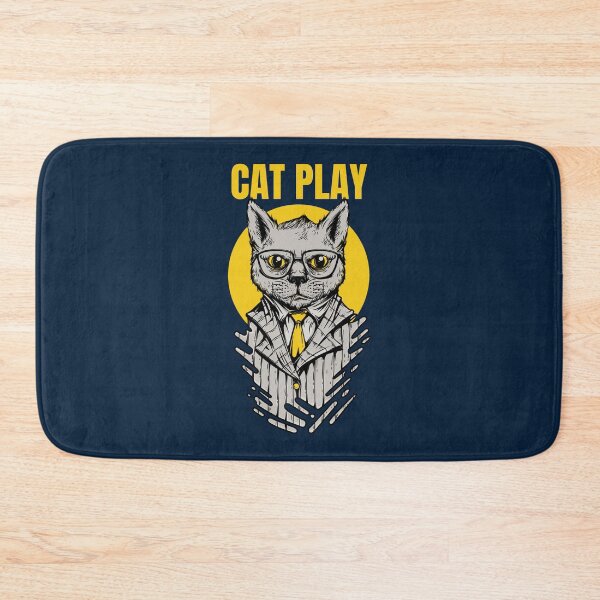 Item preview, Cat play funny design designed and sold by CuteCatoShop.