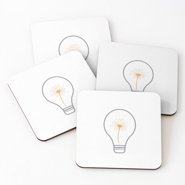 Item preview,  Light Bulb With Yellow Flowers designed and sold by Mayelshehawy.