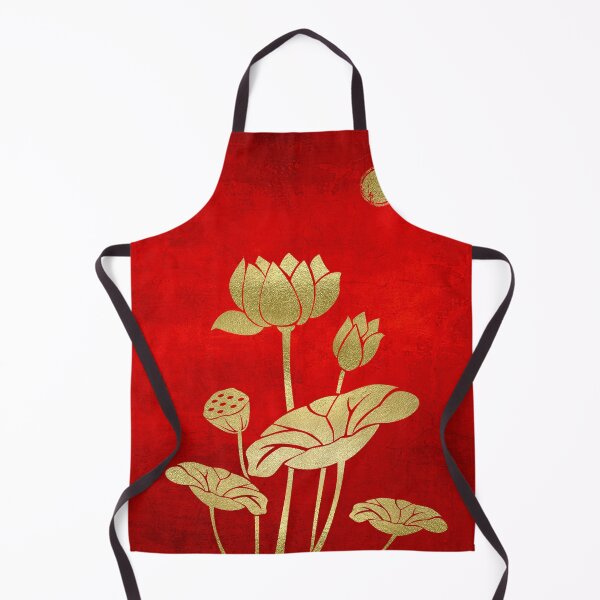 Item preview, Gold Leaf Red Lotus Flower designed and sold by gani-75.