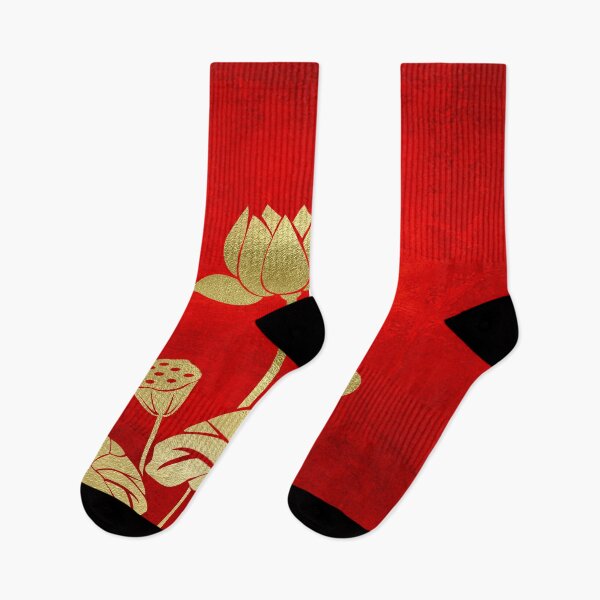 Item preview, Gold Leaf Red Lotus Flower designed and sold by gani-75.
