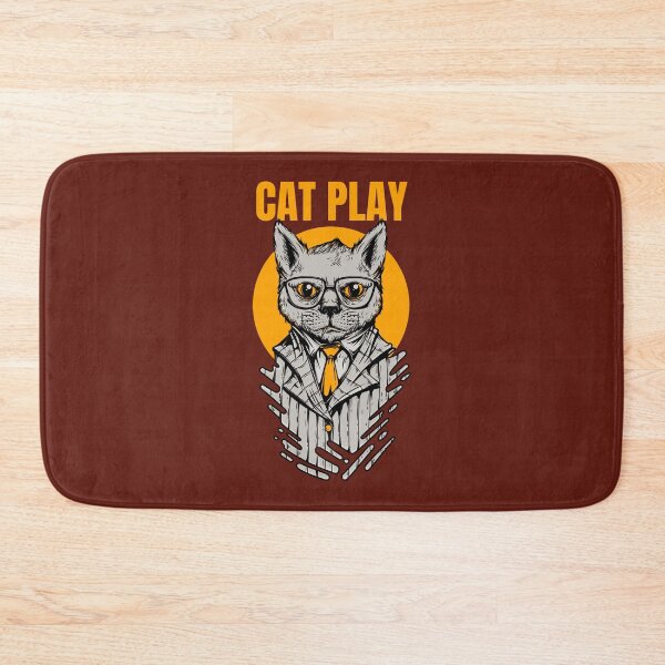 Item preview, Cat play funny design designed and sold by CuteCatoShop.