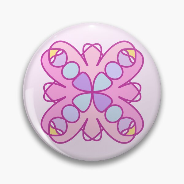 Item preview, Pink Gradient Crystal Flowers Pattern designed and sold by KKhloris.