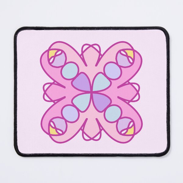 Item preview, Pink Gradient Crystal Flowers Pattern designed and sold by KKhloris.