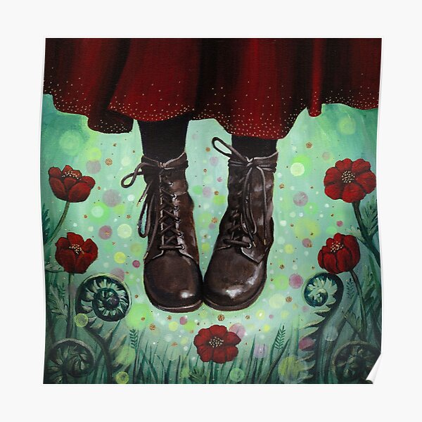 Red dress Poster