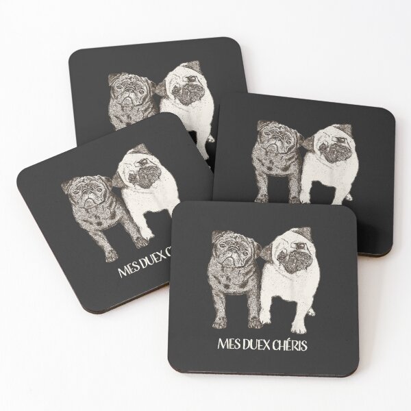 Artikelvorschau, Cute - Pug Dog - My Two Darlings entworfen und verkauft von Corelli87.
