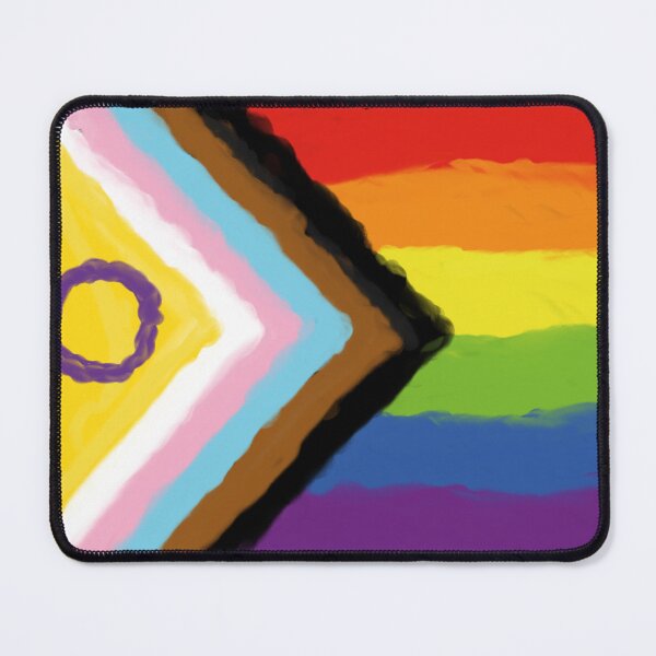 Item preview, queer flag black background designed and sold by MentaLee.