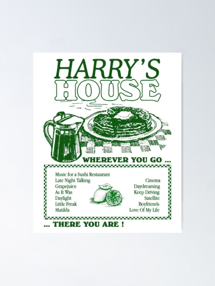 Harrys House Styles Geschenke 2022 Poster