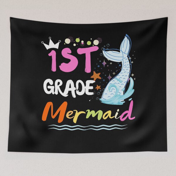 Item preview, Mermaid 1st Grade Girls Squad designed and sold by JoshBulky.