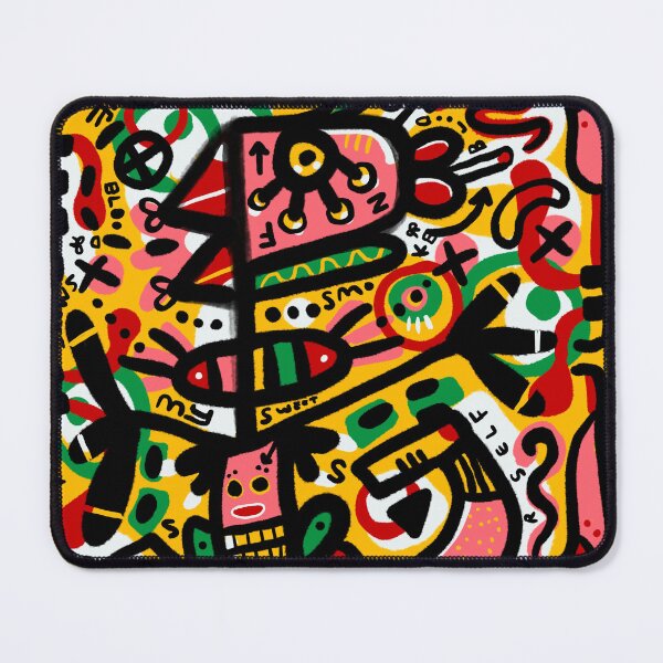 Item preview, Abstract bird woman tribal childlike style / 04 designed and sold by GreissDesign.