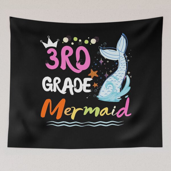Item preview, Mermaid 3rd Grade Girls Squad designed and sold by JoshBulky.