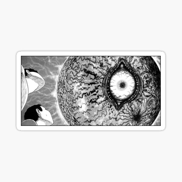 Junji Ito Hellstar Remina Manga Panel Sticker For Sale By Fatcatotaku