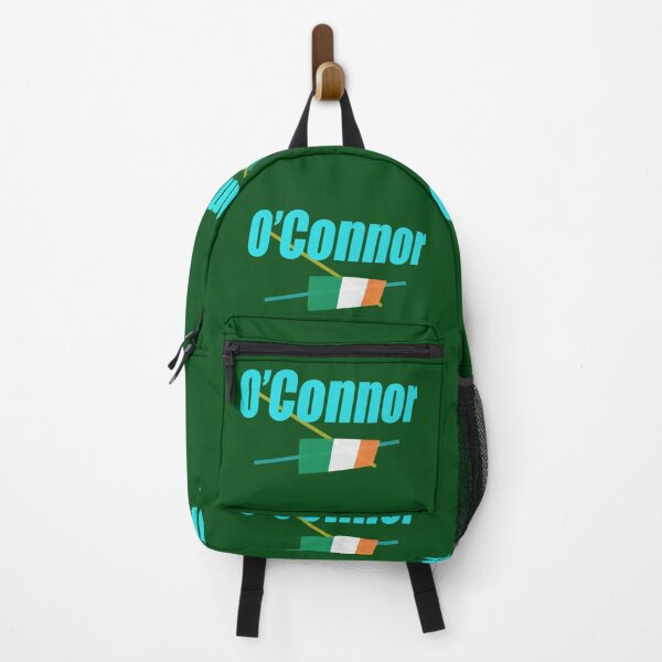 Item preview, O'Connor surname with Irish flag abstract design designed and sold by lobodelnoir.