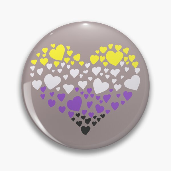 Item preview, Nonbinary heart designed and sold by Becky-Marie.