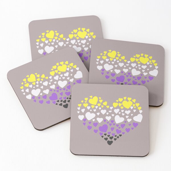 Item preview, Nonbinary heart designed and sold by Becky-Marie.
