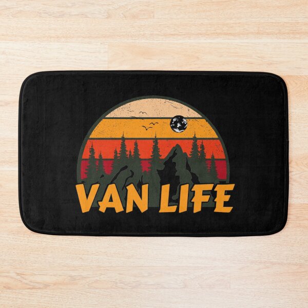 Item preview, Retro sunset mountain view - Van Life designed and sold by yococo.