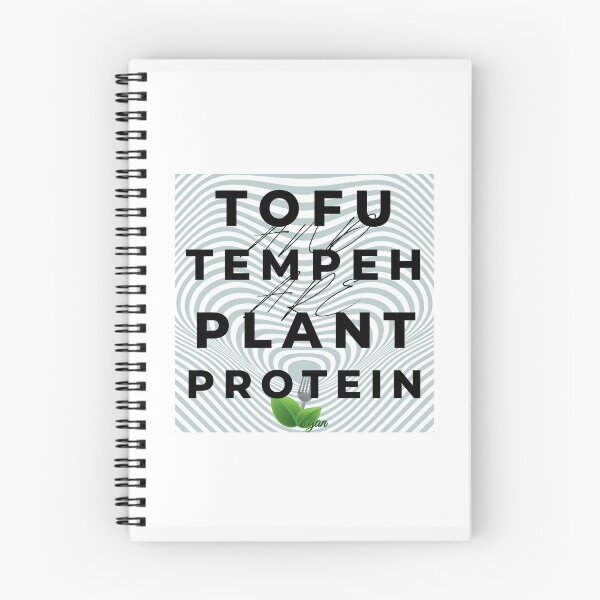 Item preview, Tofu, Tempeh Plant Protein - Black Typography designed and sold by SBWorld.