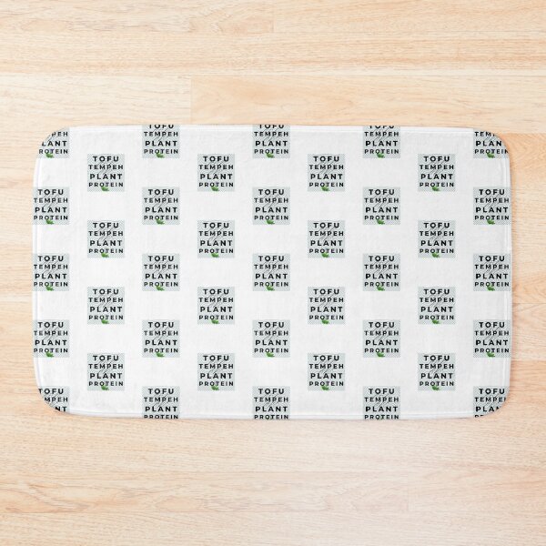 Item preview, Tofu, Tempeh Plant Protein - Black Typography designed and sold by SBWorld.