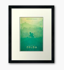 TLOZ - The Legend of Zelda (Minimal design) Framed Print