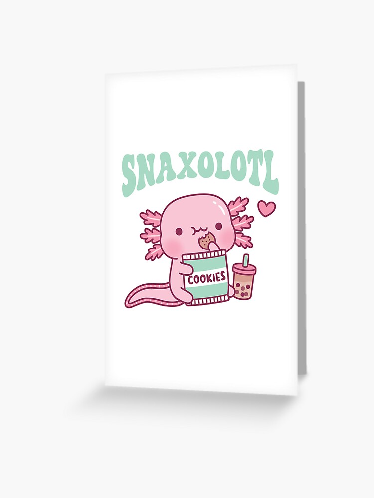 Funny Snaxolotl Axolotl Munching On Potato Chips Photographic Print for  Sale by rustydoodle