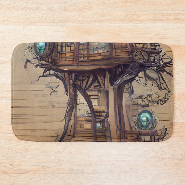 Item preview, Trehouse Sketch | Artificial Inteligence Generated Art designed and sold by AllAboutAI.